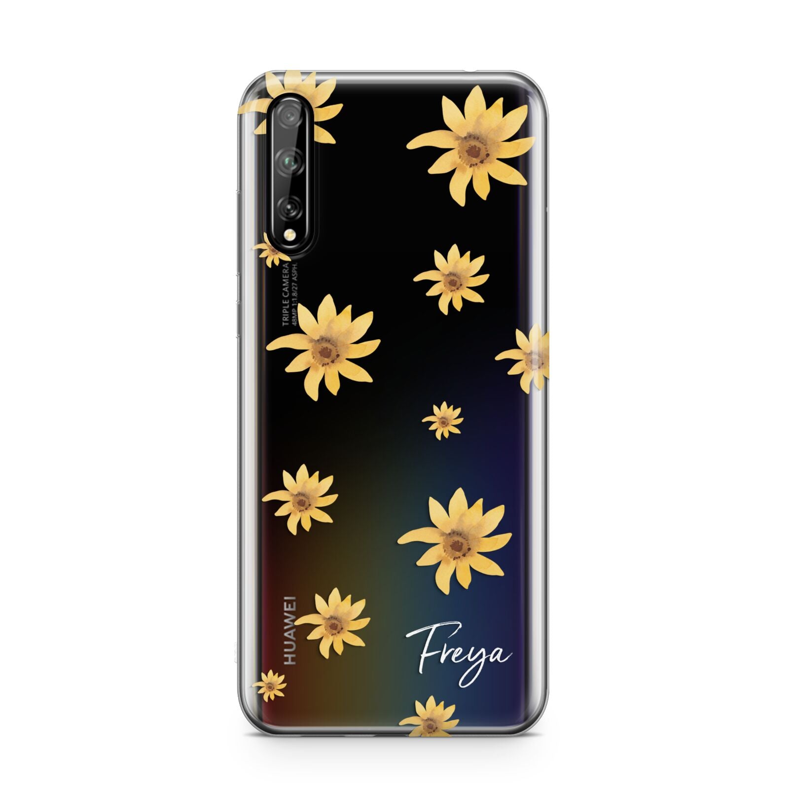 Personalised Yellow Lily Huawei Enjoy 10s Phone Case