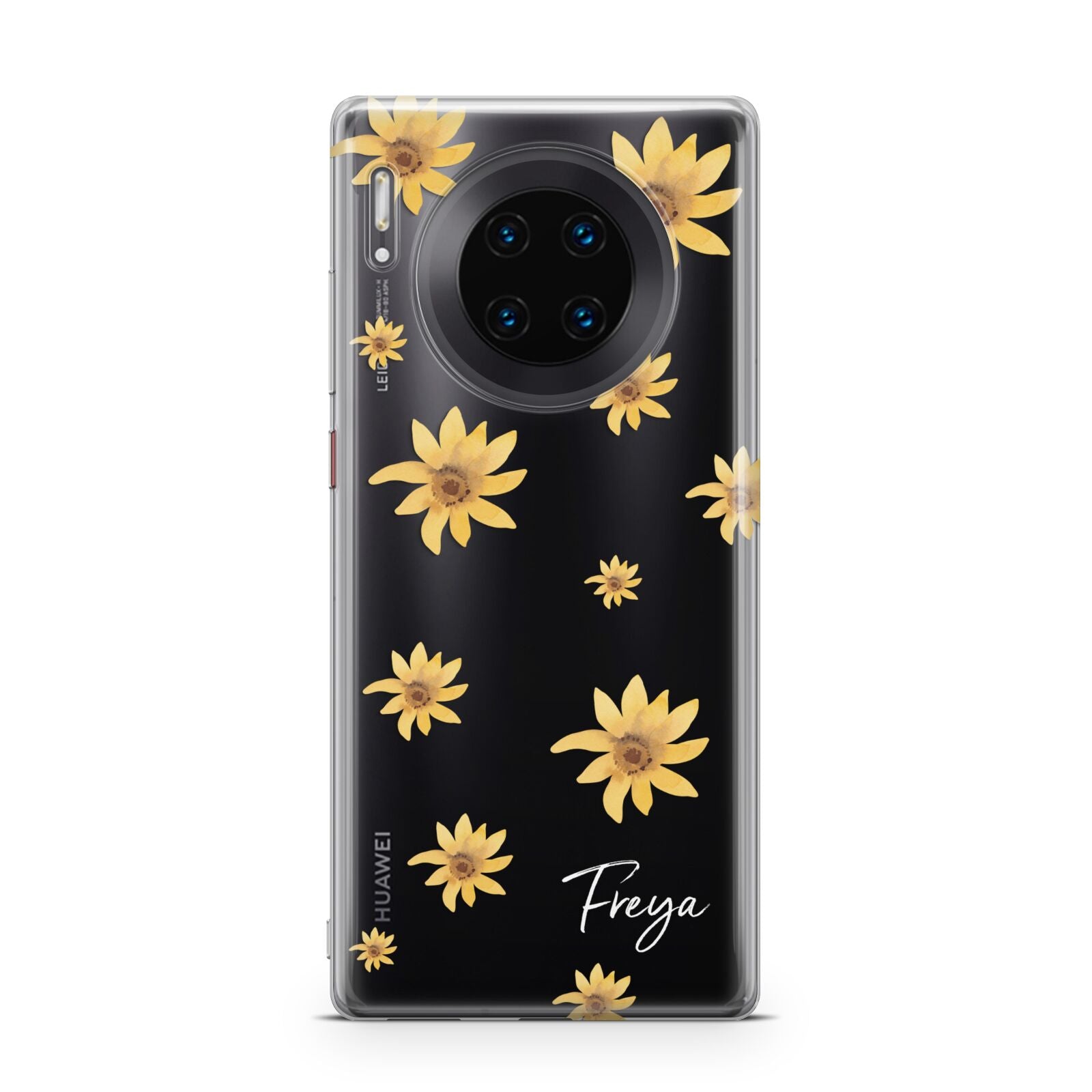 Personalised Yellow Lily Huawei Mate 30 Pro Phone Case