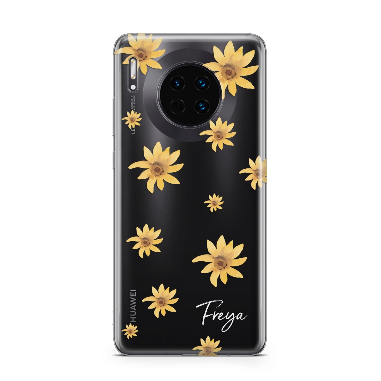 Personalised Yellow Lily Huawei Mate 30