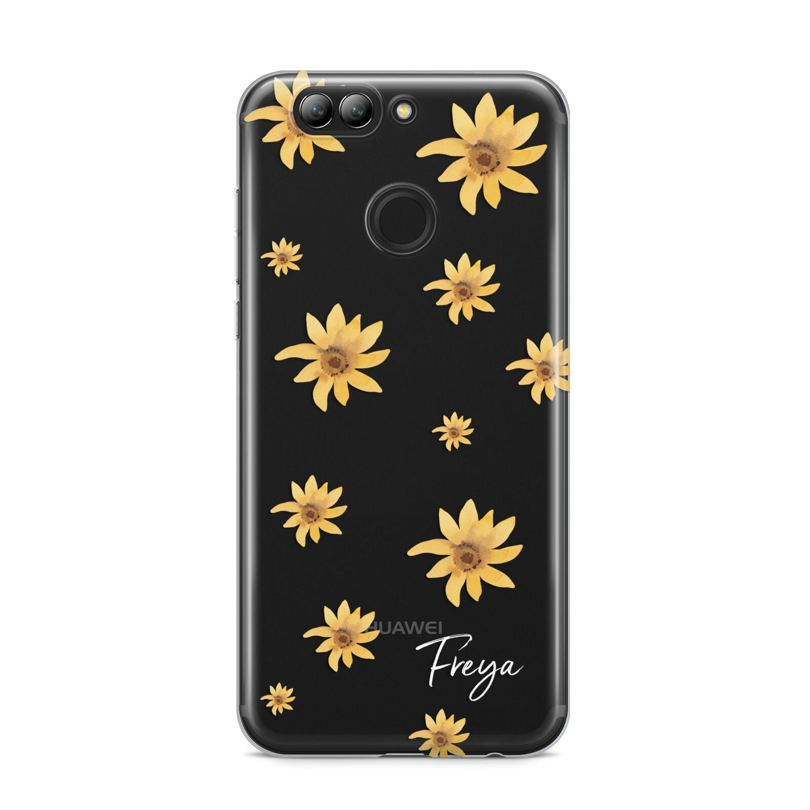 Personalised Yellow Lily Huawei Nova 2s Phone Case