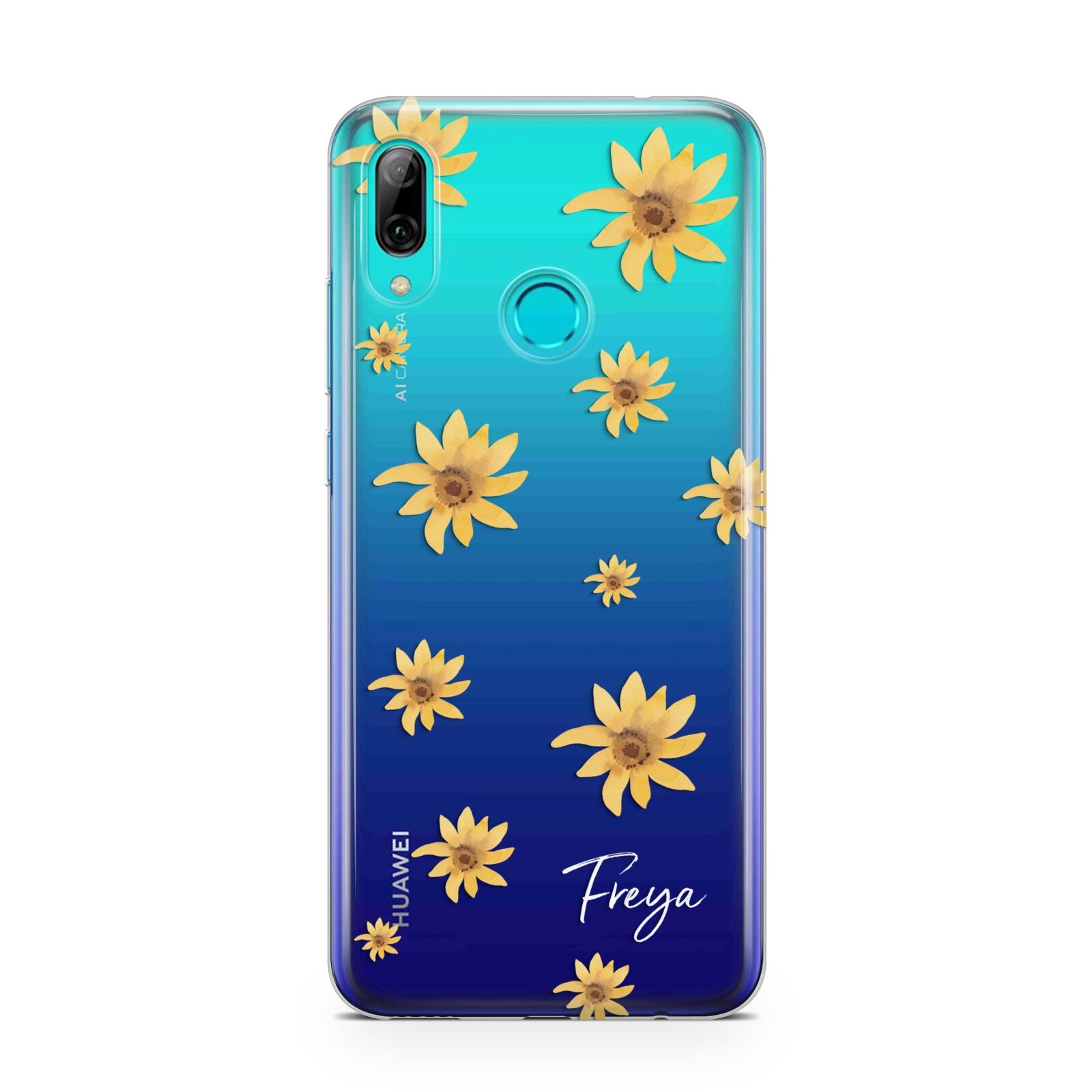 Personalised Yellow Lily Huawei P Smart 2019 Case