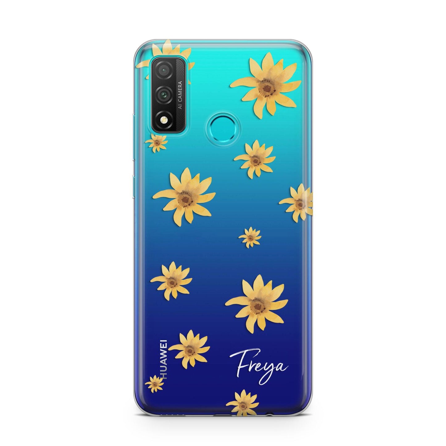 Personalised Yellow Lily Huawei P Smart 2020