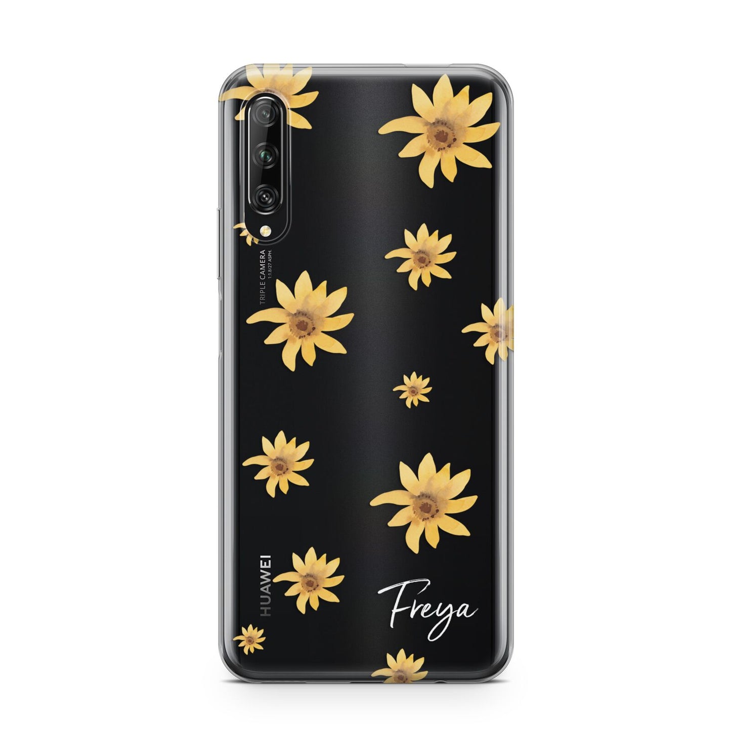 Personalised Yellow Lily Huawei P Smart Pro 2019