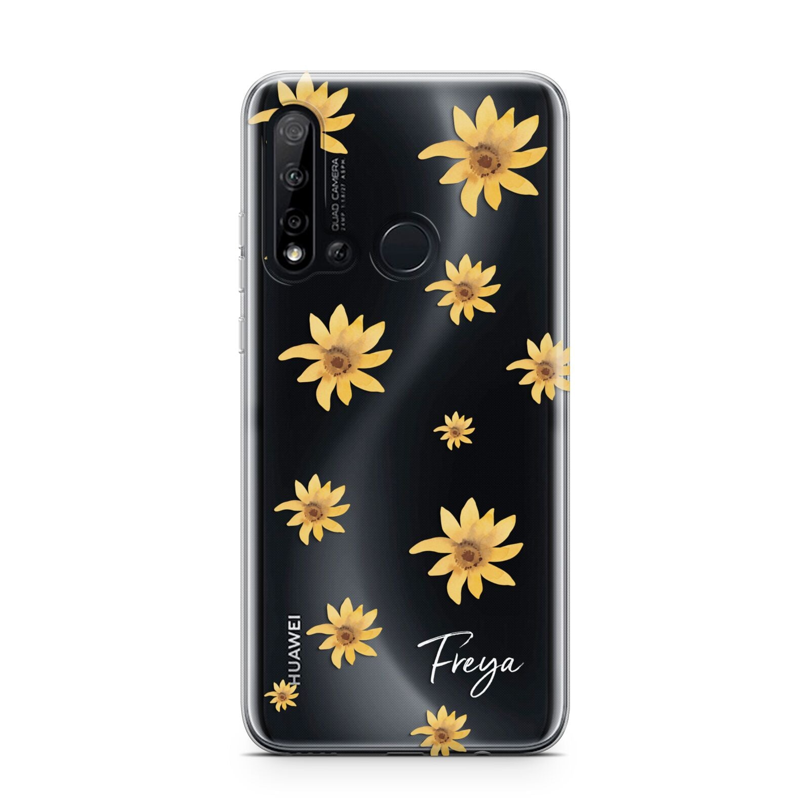 Personalised Yellow Lily Huawei P20 Lite 5G Phone Case