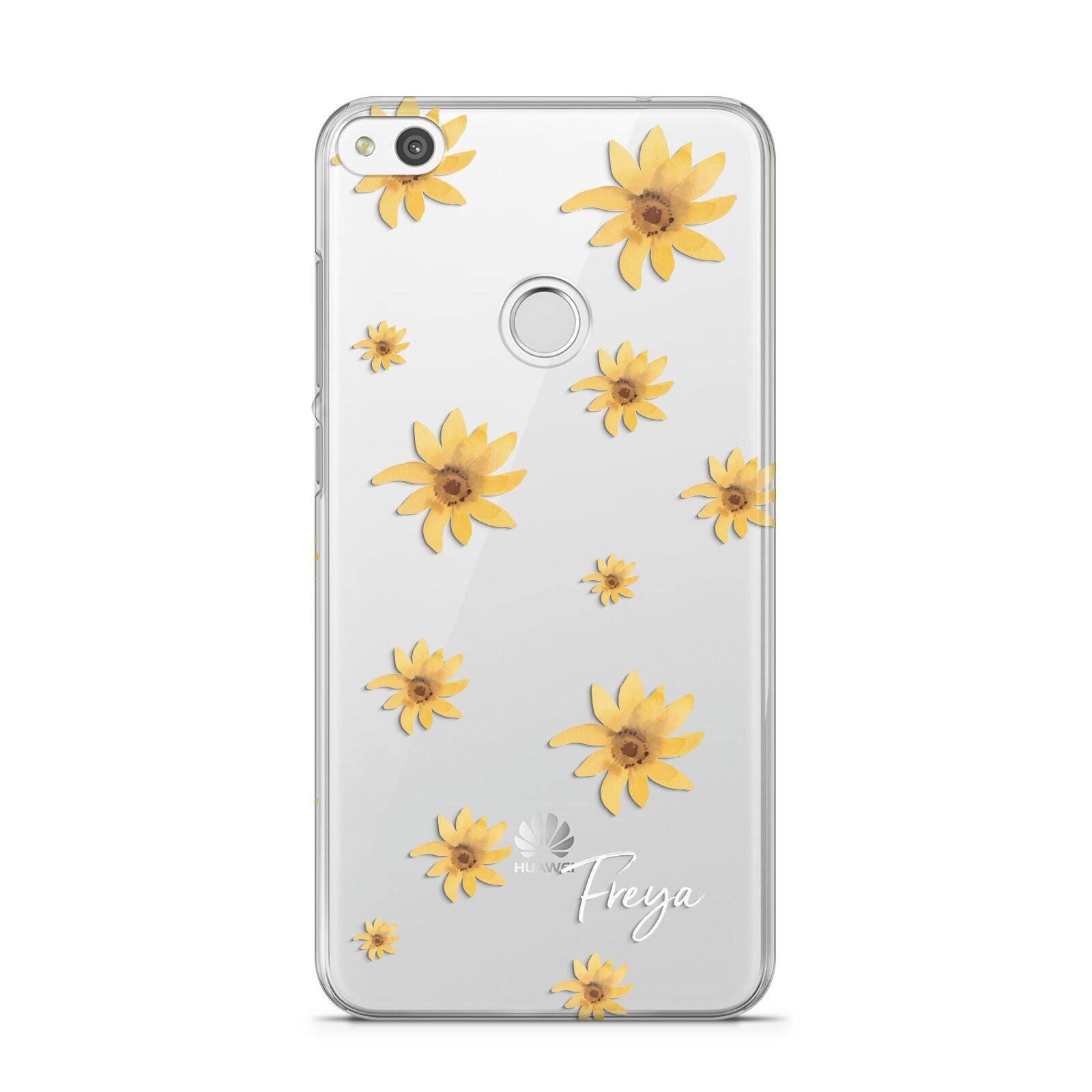 Personalised Yellow Lily Huawei P8 Lite Case