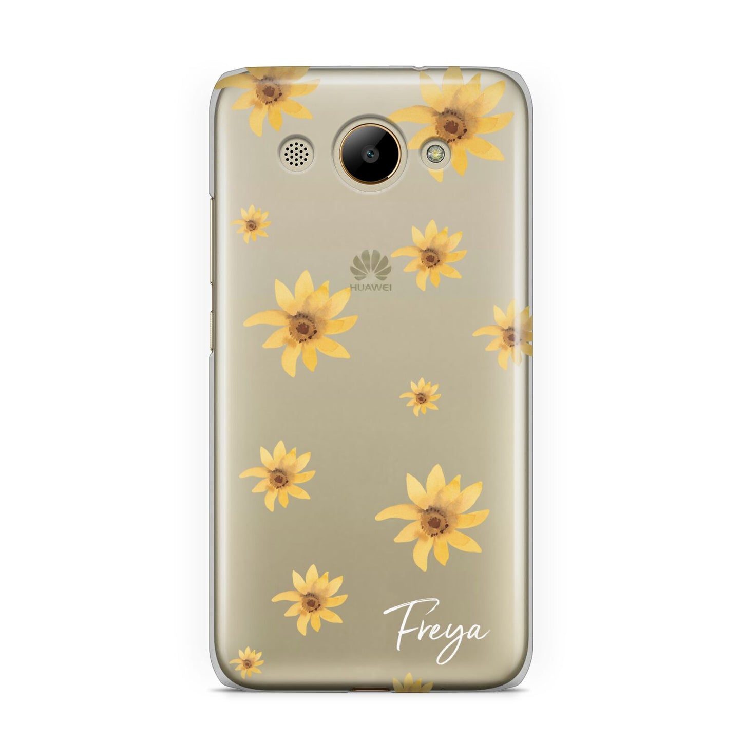 Personalised Yellow Lily Huawei Y3 2017