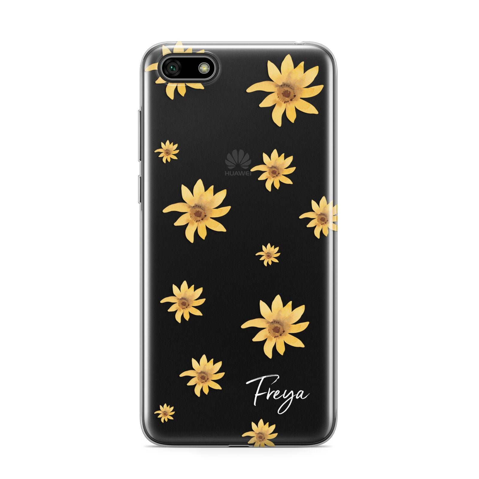 Personalised Yellow Lily Huawei Y5 Prime 2018 Phone Case