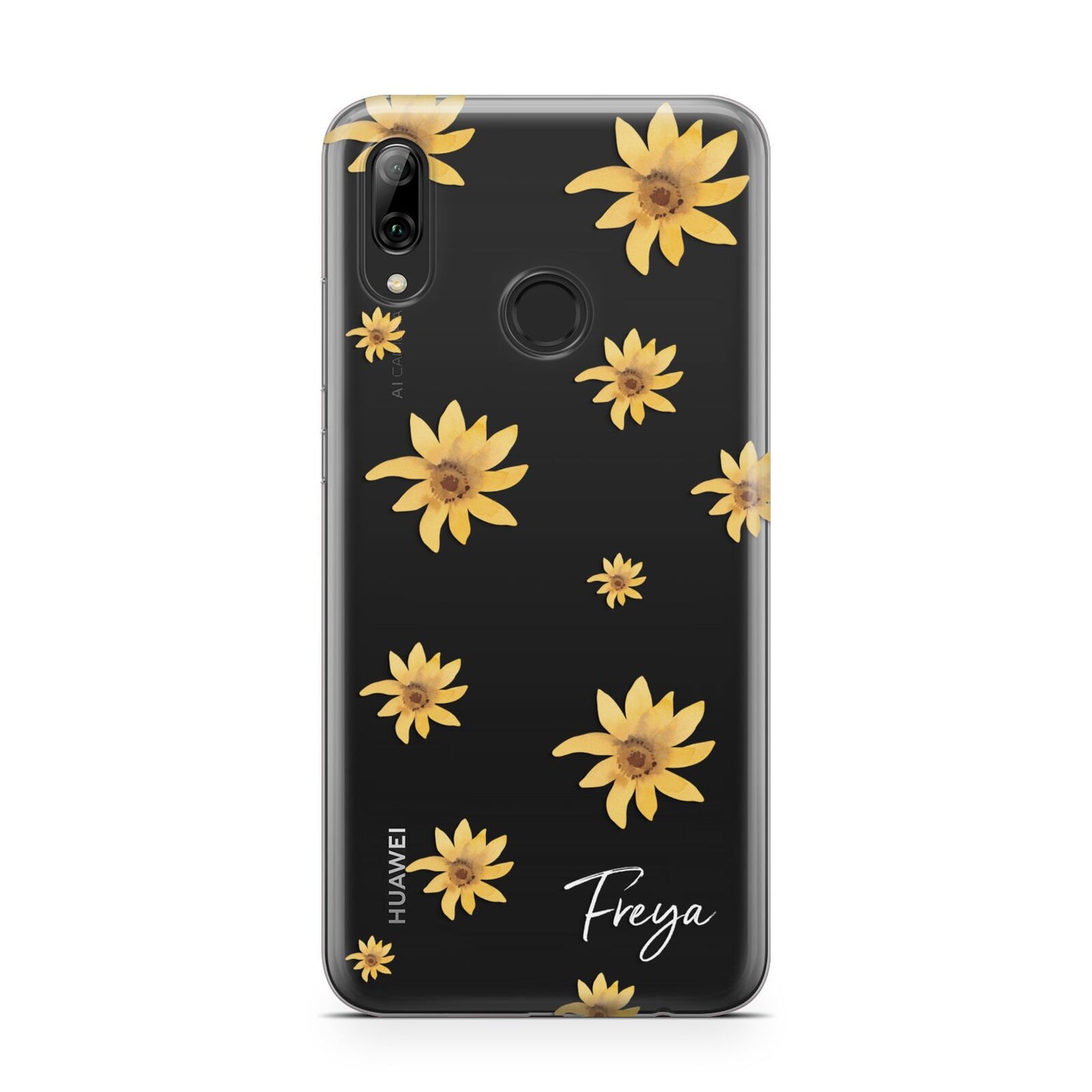 Personalised Yellow Lily Huawei Y7 2019