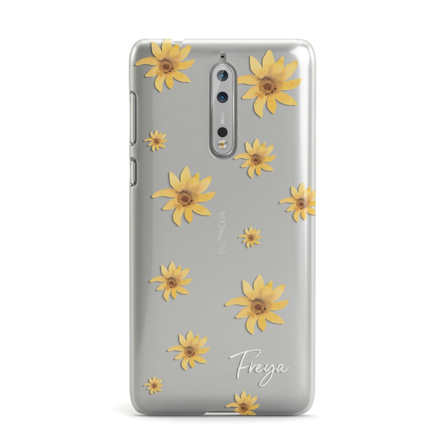 Personalised Yellow Lily Nokia Case