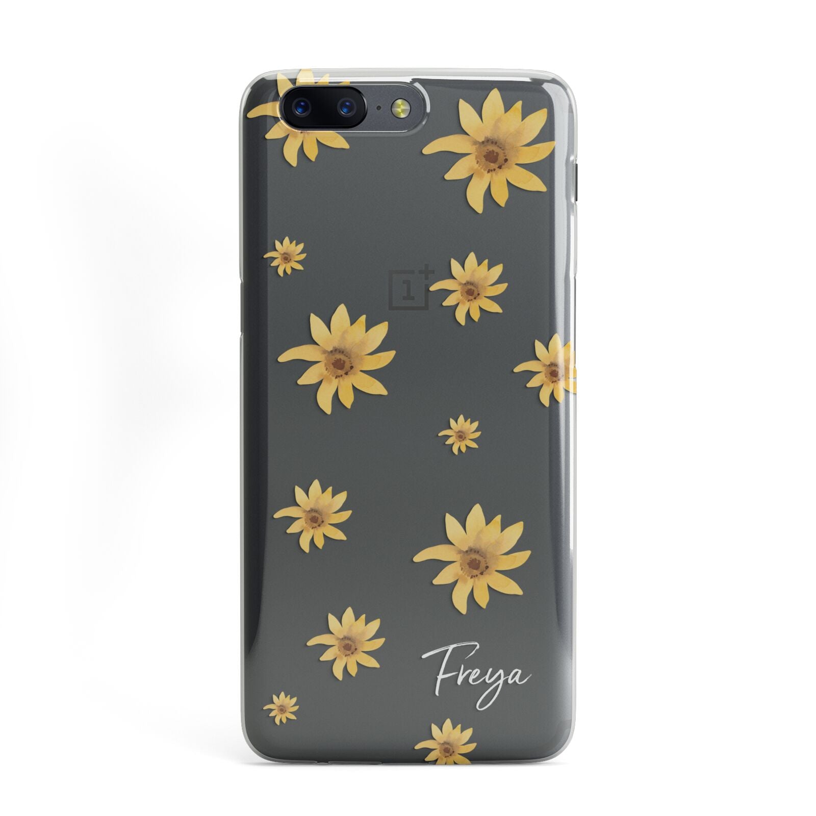 Personalised Yellow Lily OnePlus Case