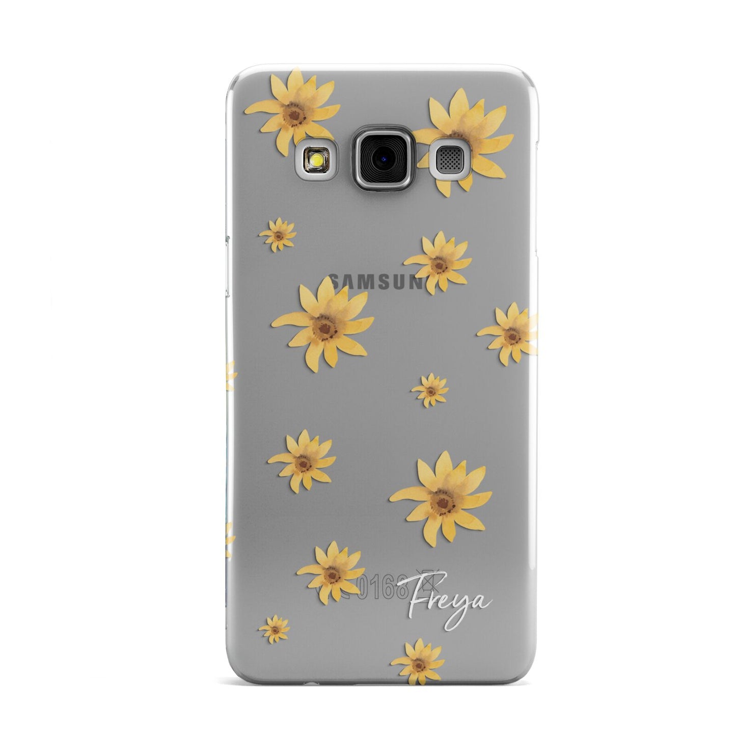 Personalised Yellow Lily Samsung Galaxy A3 Case