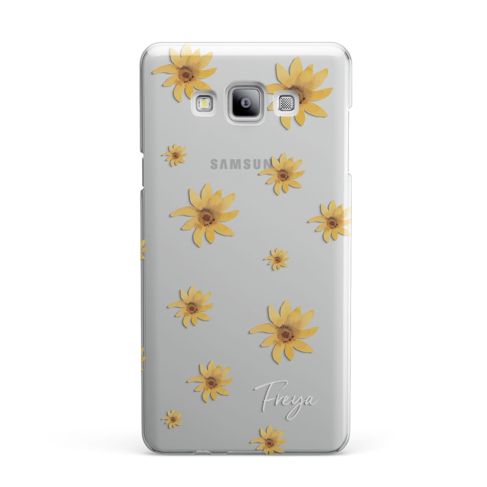 Personalised Yellow Lily Samsung Galaxy A7 2015 Case