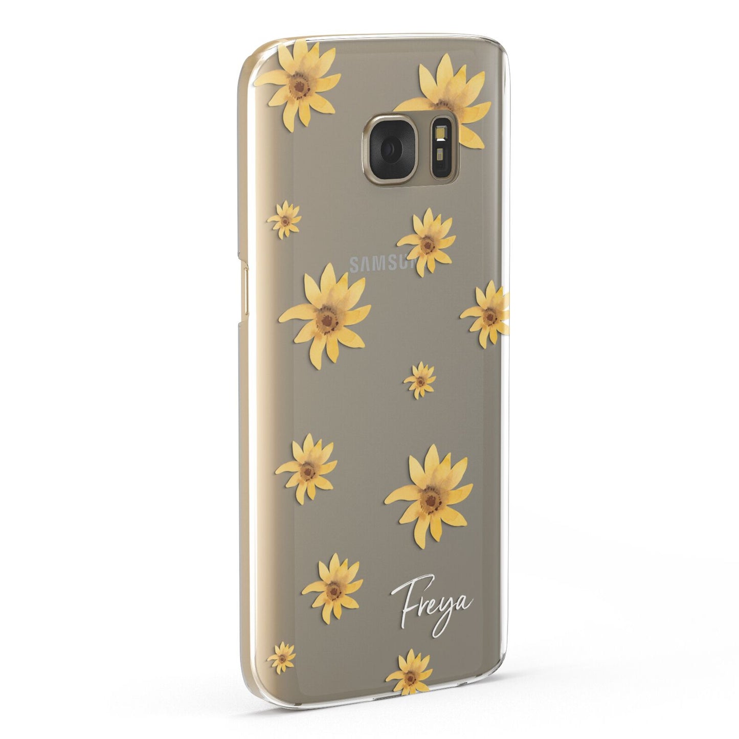 Personalised Yellow Lily Samsung Galaxy Case Fourty Five Degrees