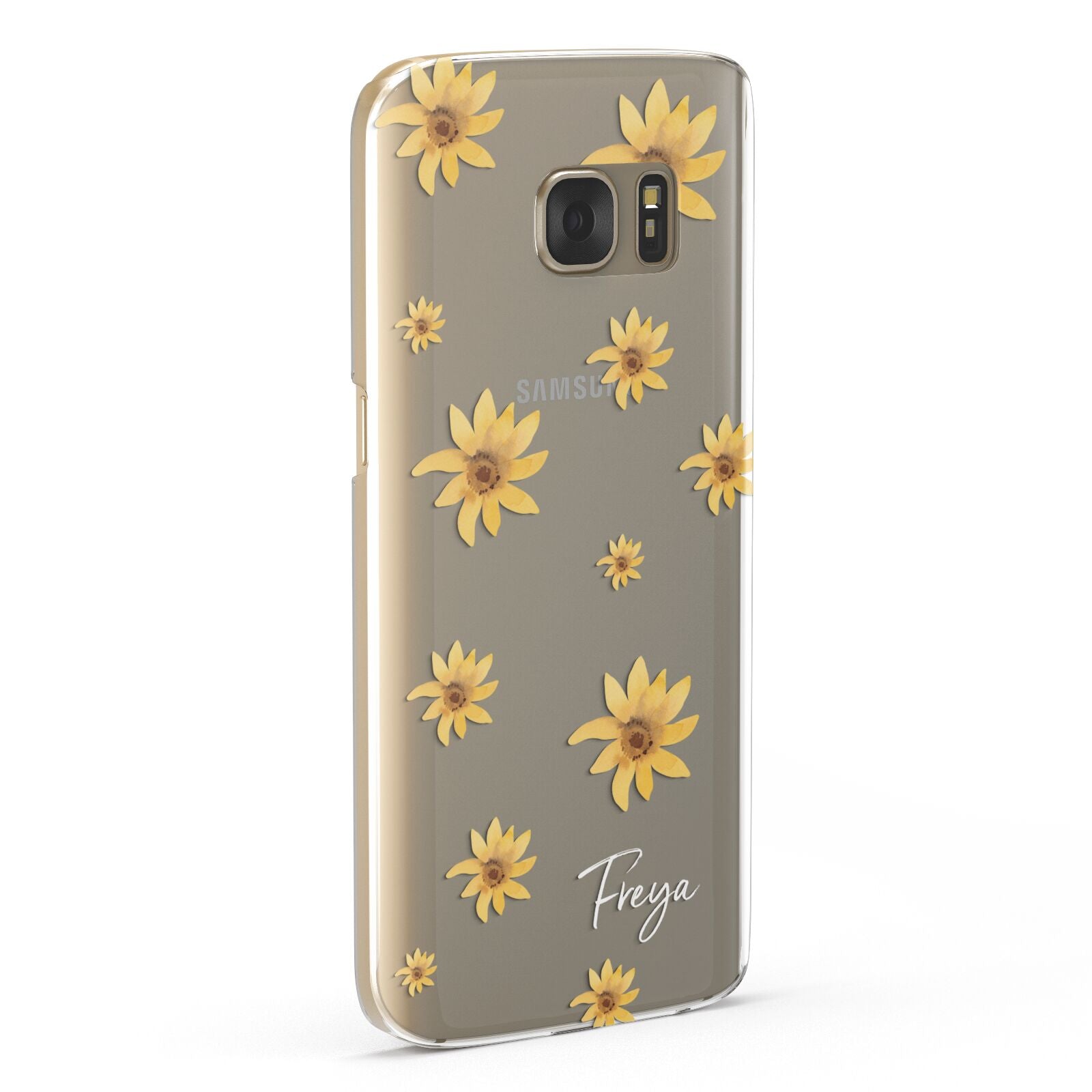 Personalised Yellow Lily Samsung Galaxy Case Fourty Five Degrees