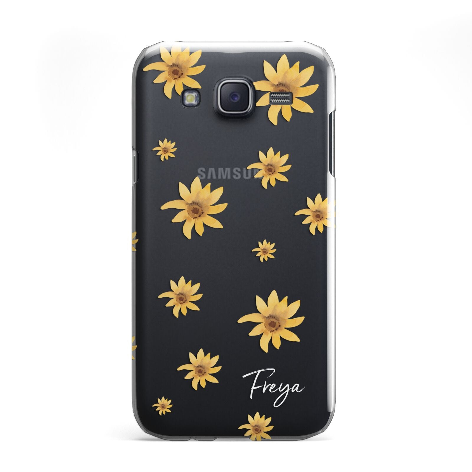 Personalised Yellow Lily Samsung Galaxy J5 Case