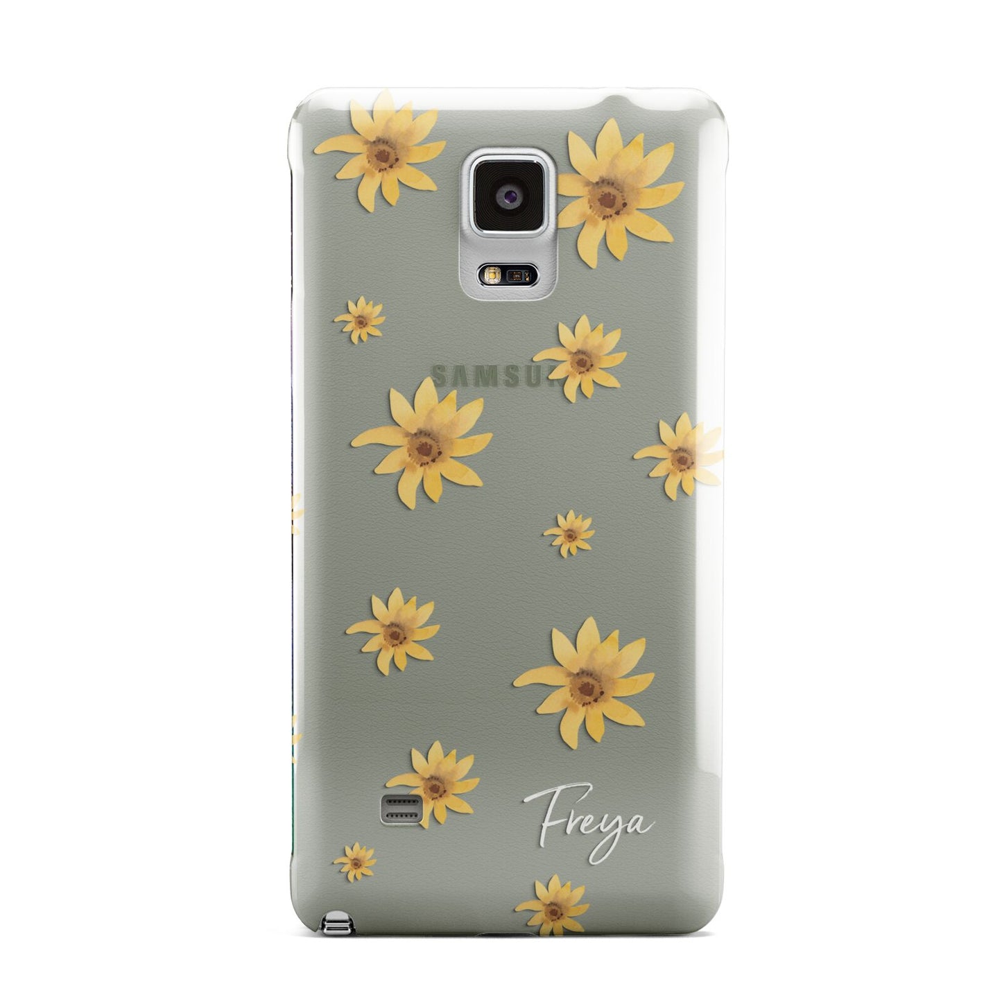 Personalised Yellow Lily Samsung Galaxy Note 4 Case