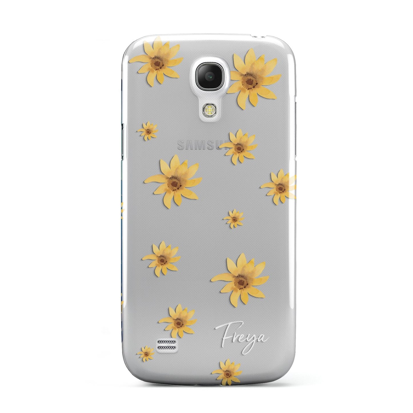 Personalised Yellow Lily Samsung Galaxy S4 Mini Case