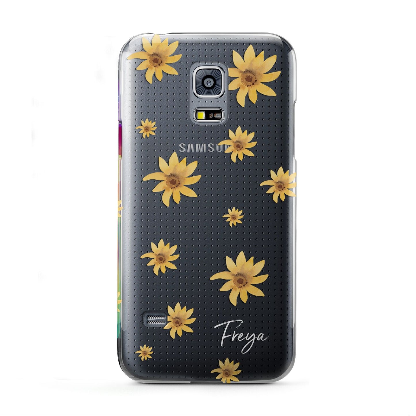 Personalised Yellow Lily Samsung Galaxy S5 Mini Case