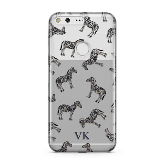 Personalised Zebra Google Pixel Case