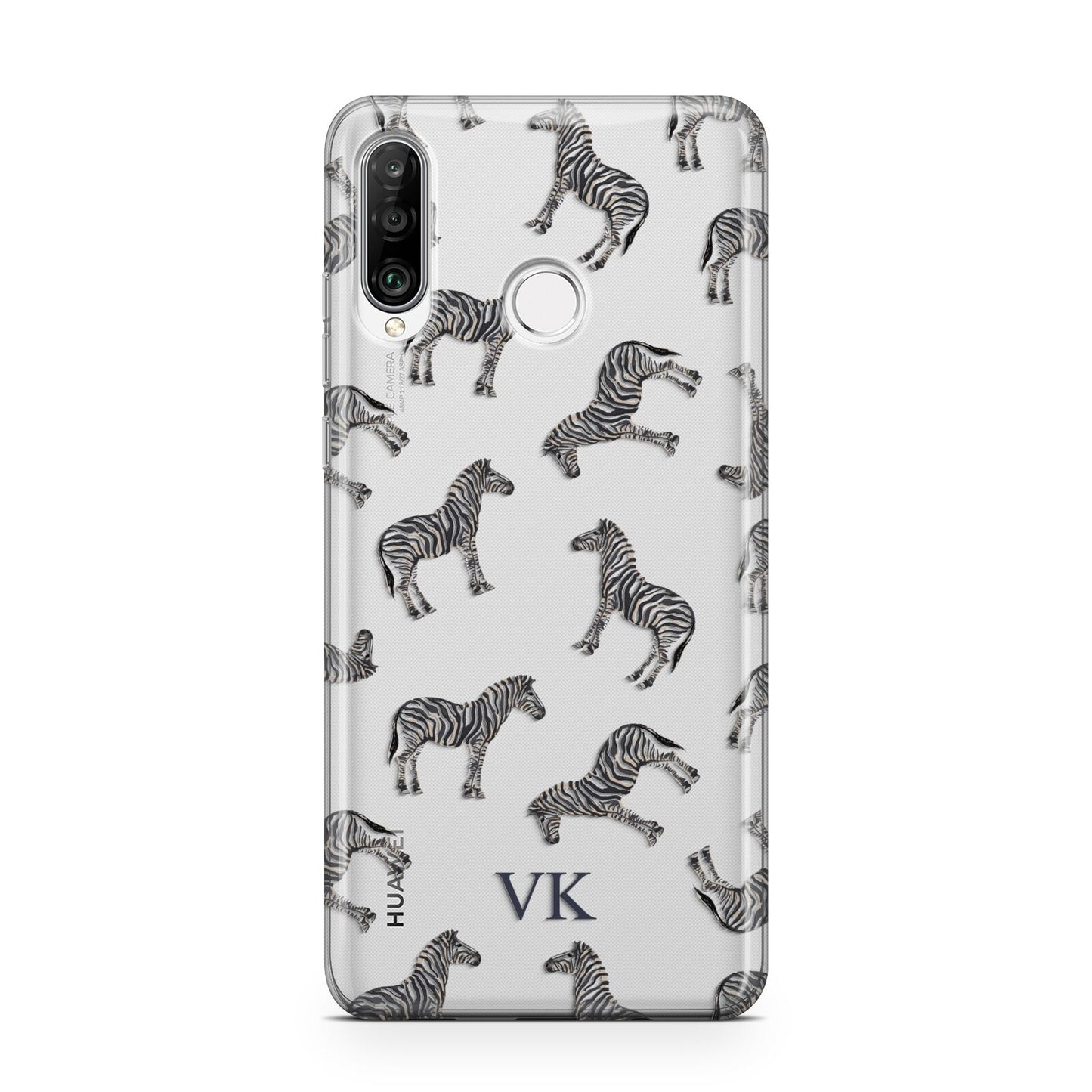 Personalised Zebra Huawei P30 Lite Phone Case