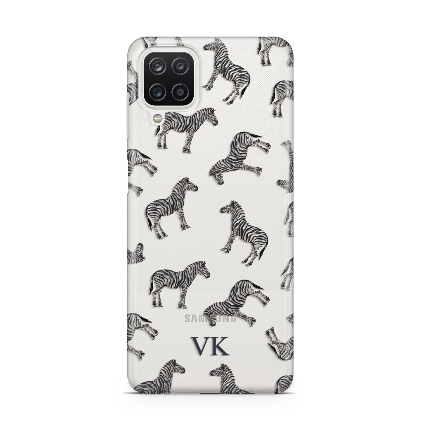 Personalised Zebra Samsung A12 Case