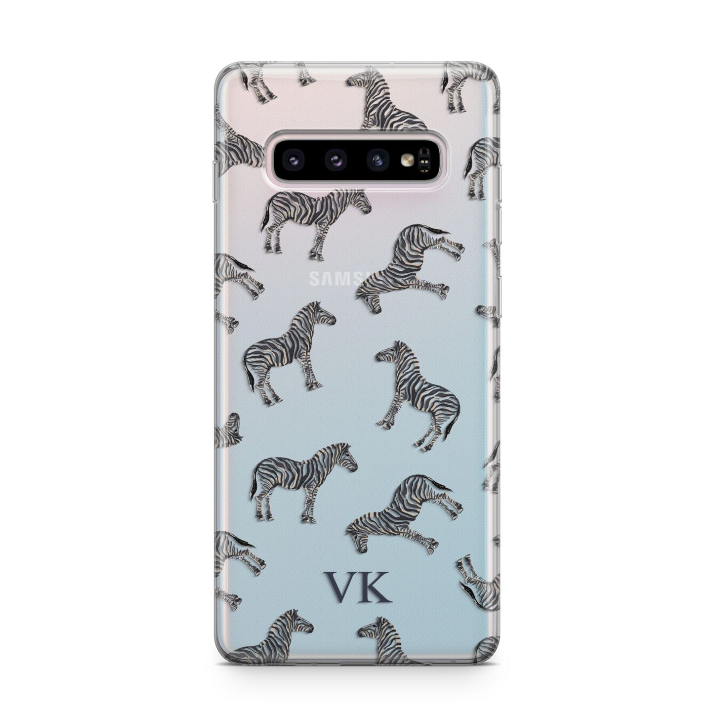 Personalised Zebra Samsung Galaxy S10 Plus Case