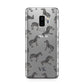 Personalised Zebra Samsung Galaxy S9 Plus Case on Silver phone