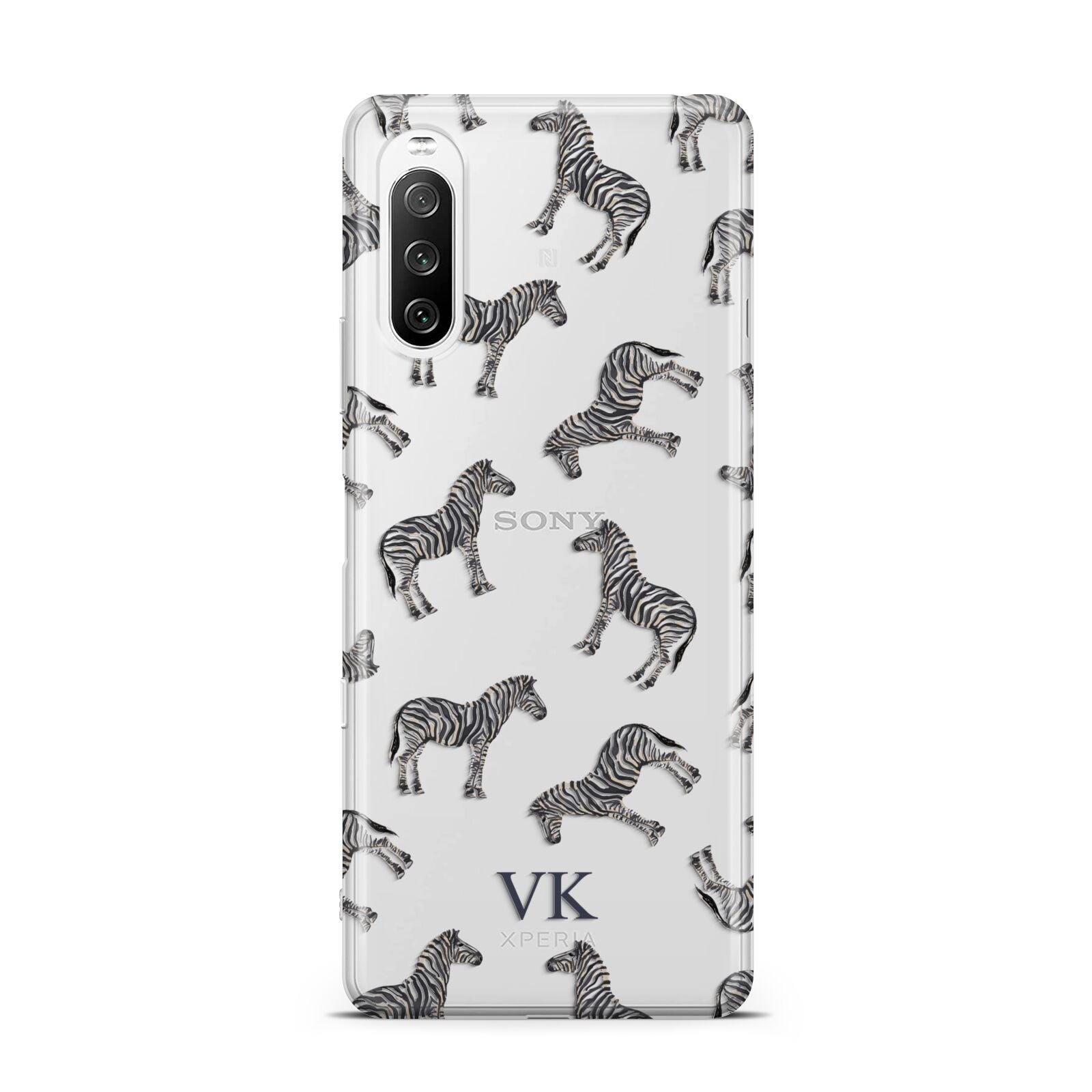 Personalised Zebra Sony Xperia 10 III Case