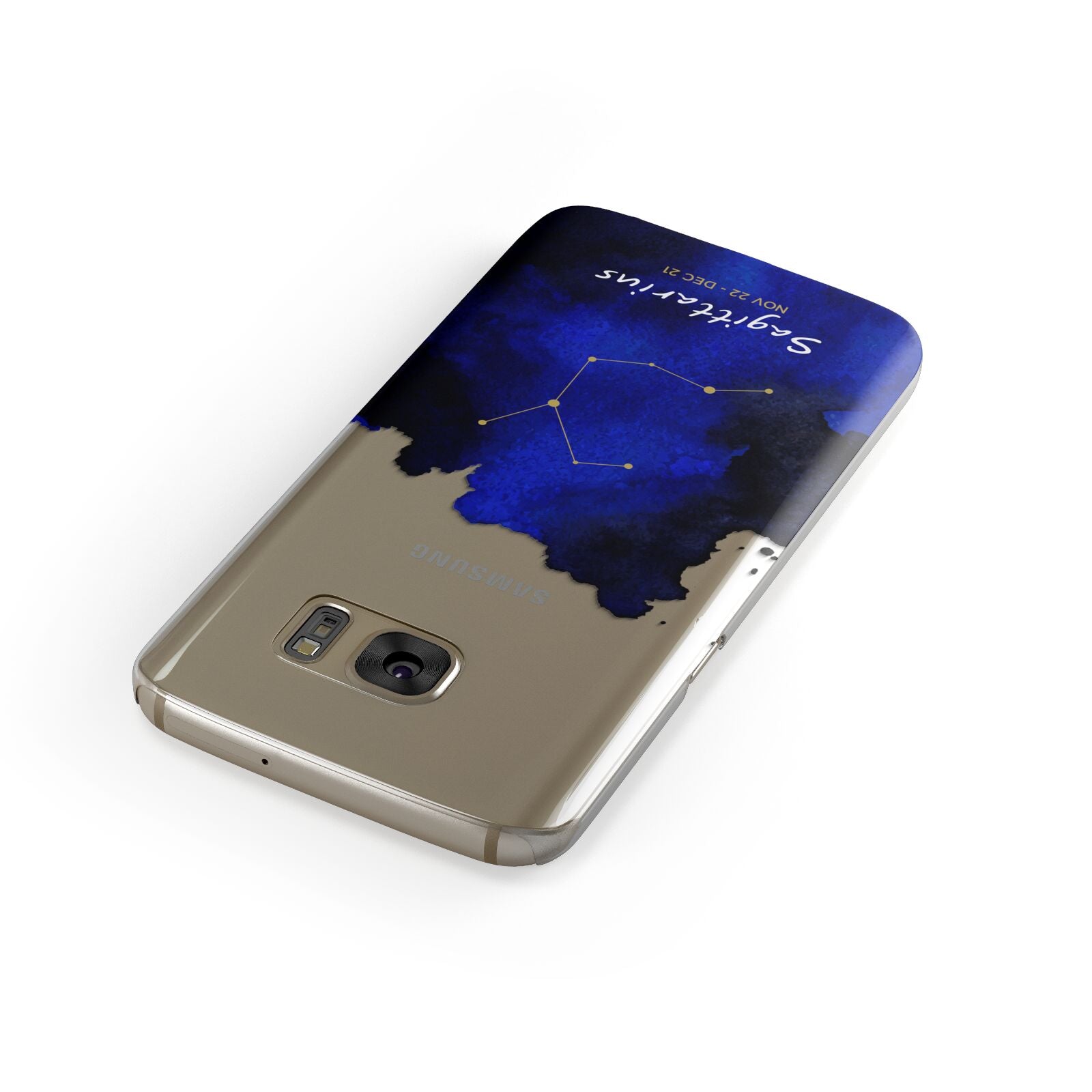 Personalised Zodiac Constellation Star Sign Samsung Galaxy Case Front Close Up