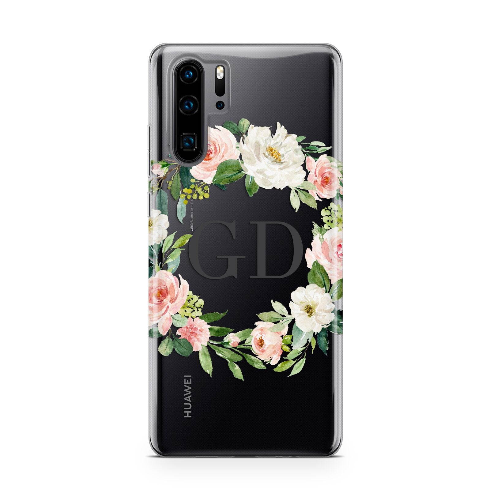 Personalised floral wreath Huawei P30 Pro Phone Case