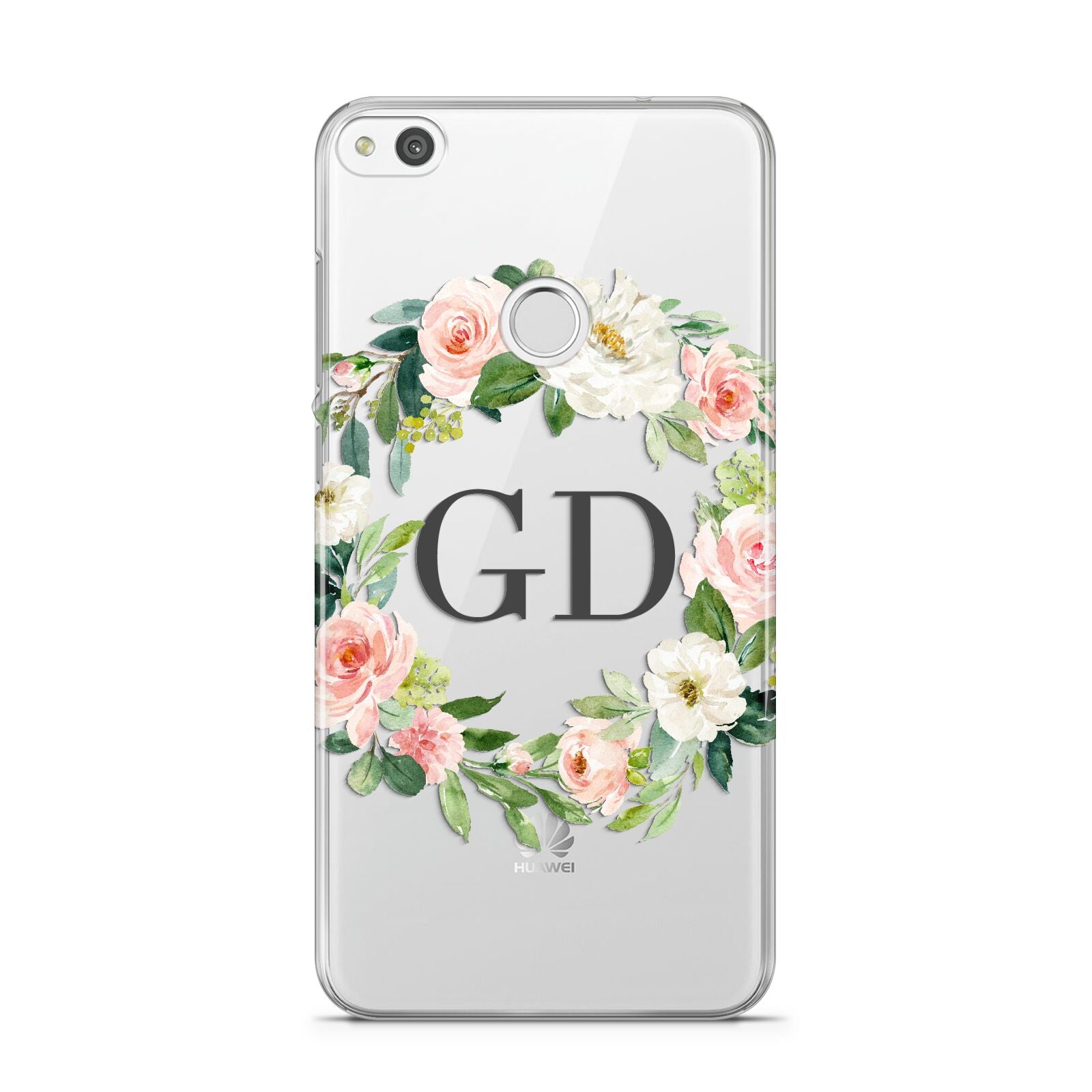 Personalised floral wreath Huawei P8 Lite Case