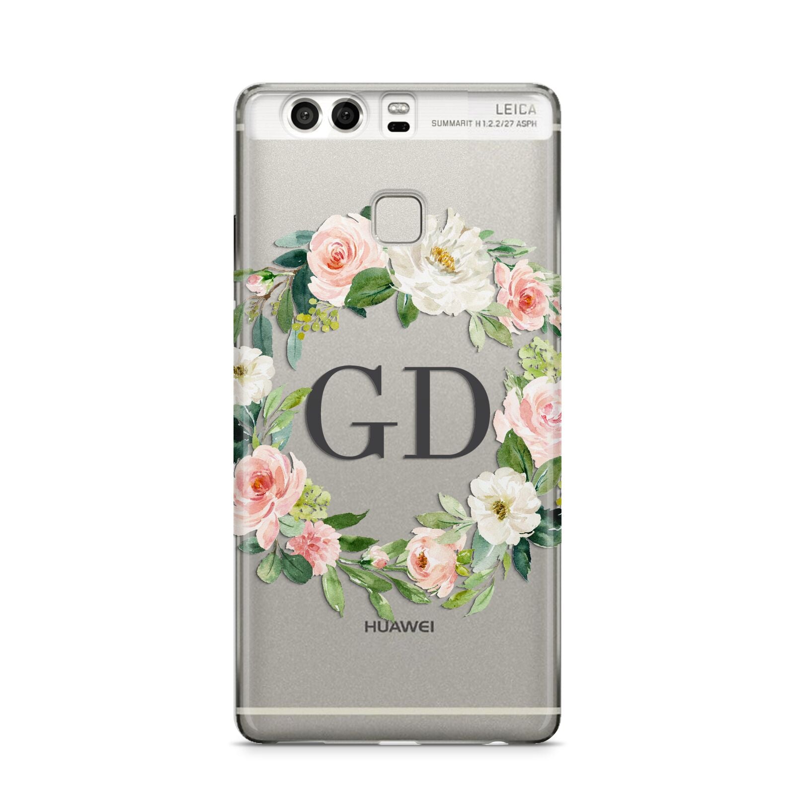 Personalised floral wreath Huawei P9 Case