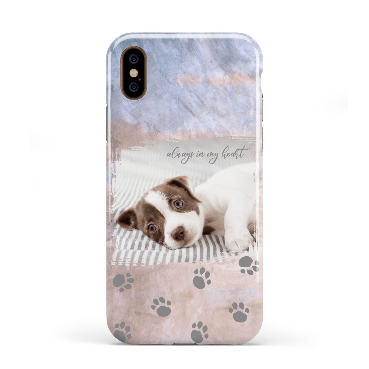 Pet Photo Personalised Apple iPhone XS 3D Tough