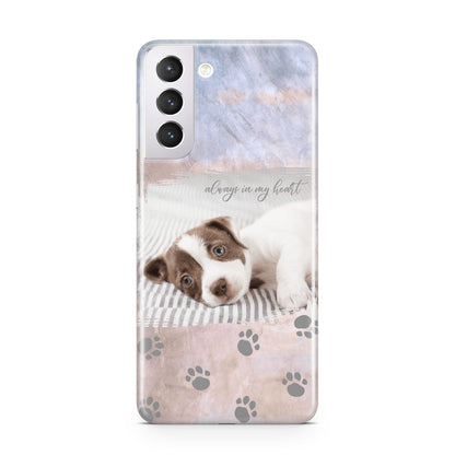 Pet Photo Personalised Samsung S21 Case