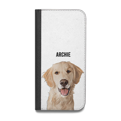 Pet Portrait Vegan Leather Flip Samsung Case