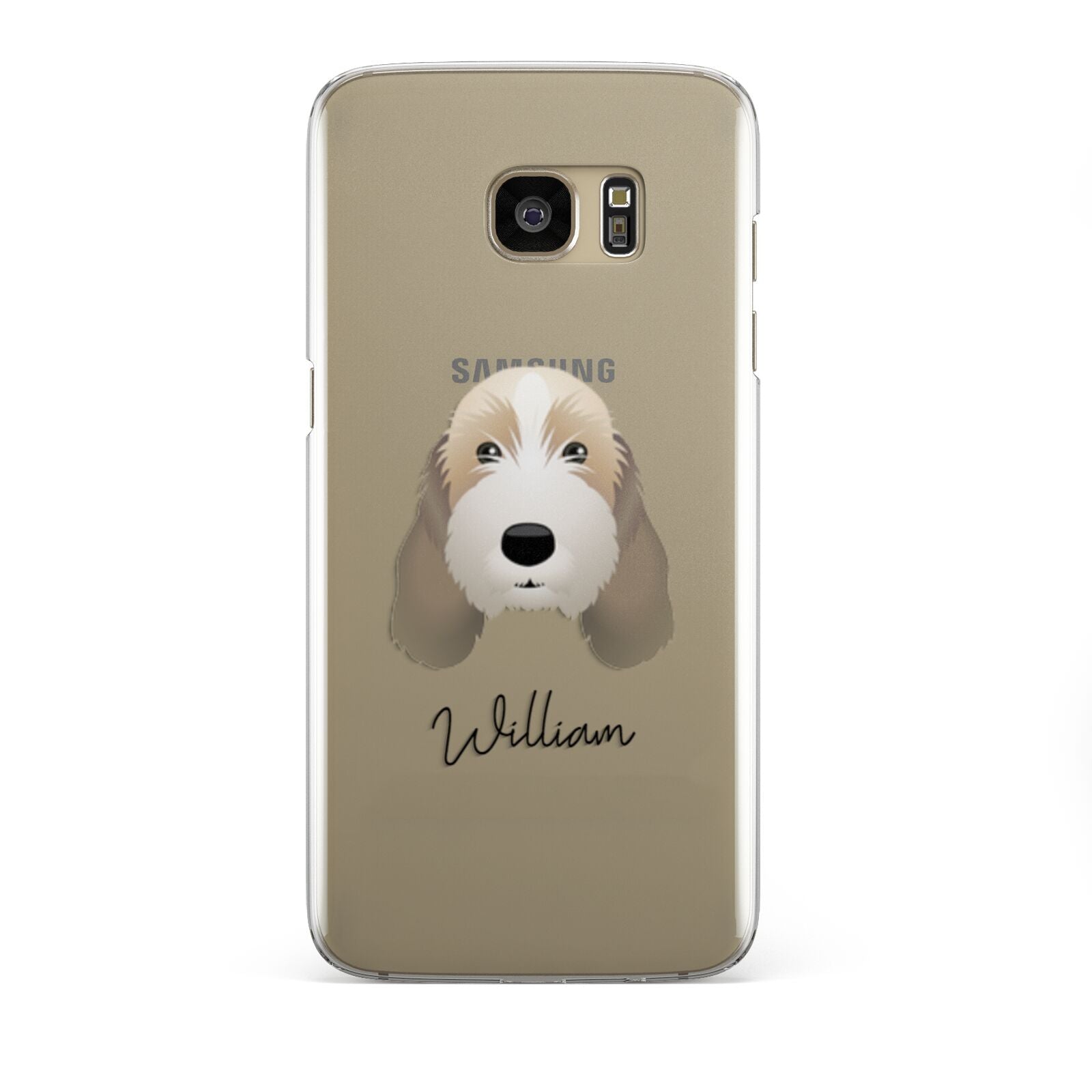 Petit Basset Griffon Vendeen Personalised Samsung Galaxy S7 Edge Case