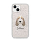 Petit Basset Griffon Vendeen Personalised iPhone 14 Glitter Tough Case Starlight