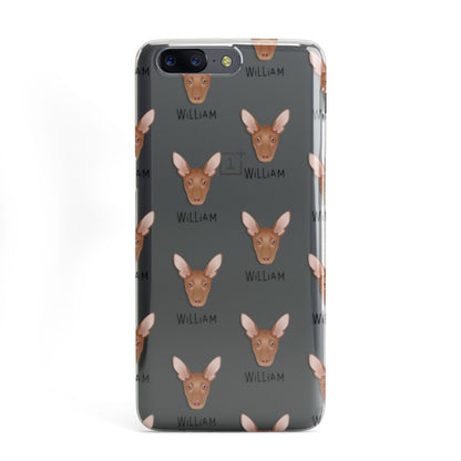 Pharaoh Hound Icon with Name OnePlus Case