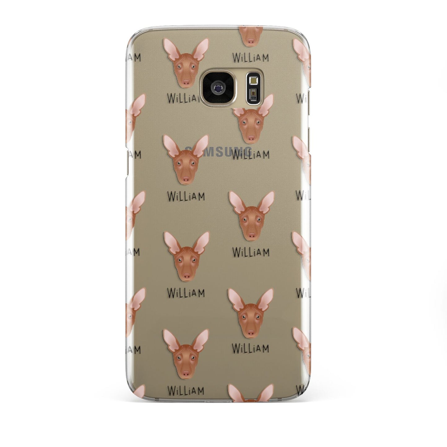 Pharaoh Hound Icon with Name Samsung Galaxy S7 Edge Case