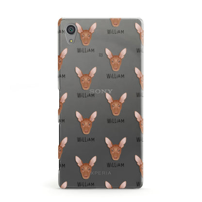 Pharaoh Hound Icon with Name Sony Xperia Case