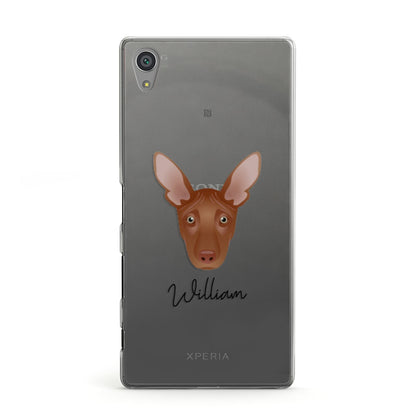 Pharaoh Hound Personalised Sony Xperia Case