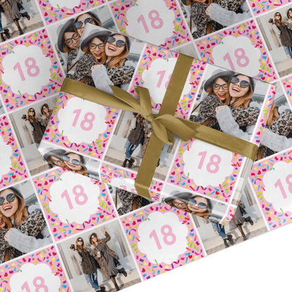 Photo Birthday Custom Wrapping Paper