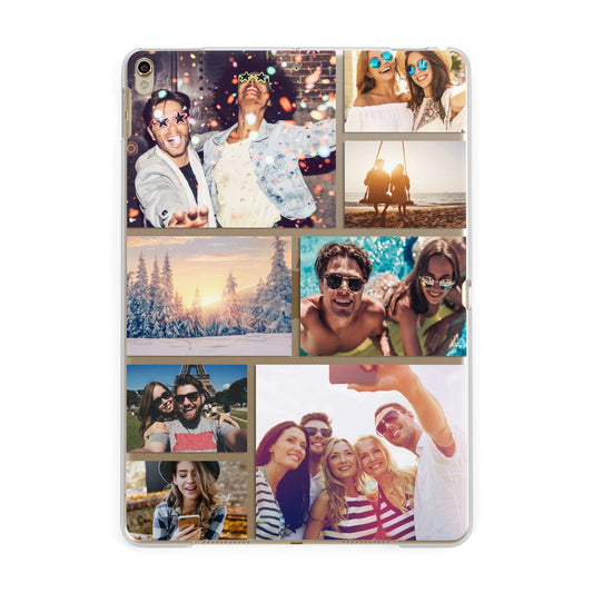 Photo Collage Apple iPad Gold Case