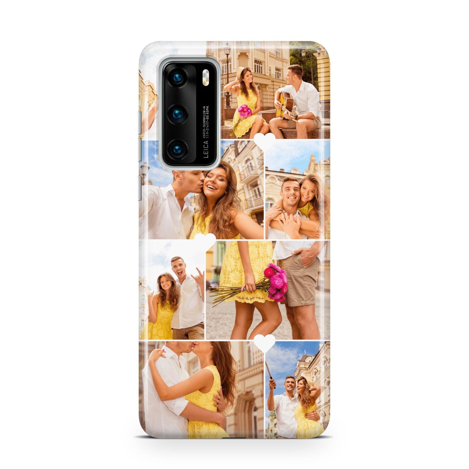 Photo Collage Heart Huawei P40 Phone Case