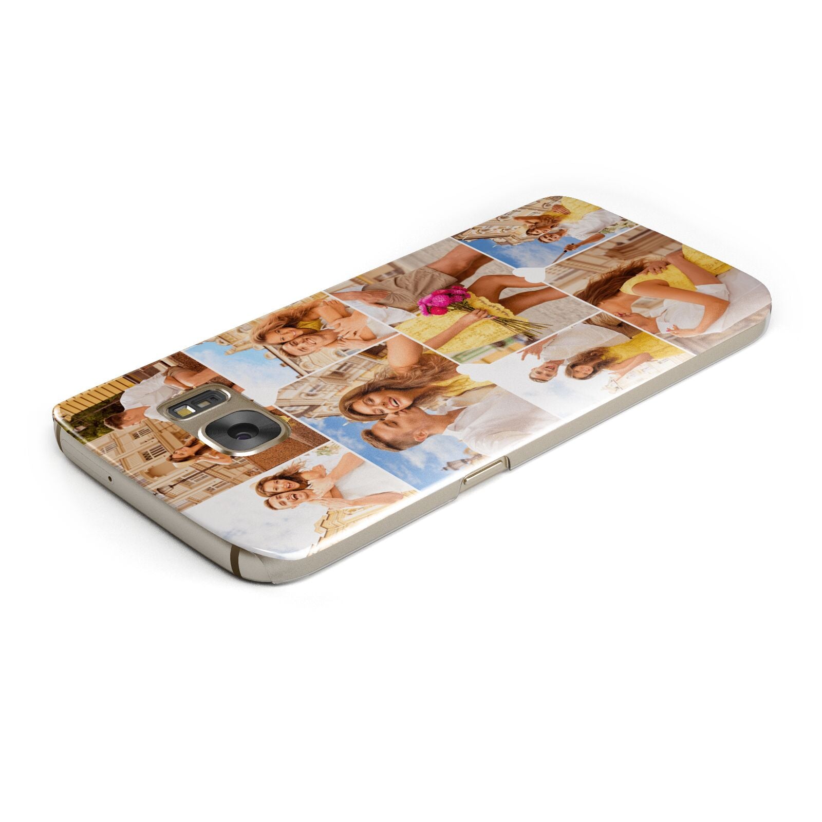 Photo Collage Heart Samsung Galaxy Case Top Cutout