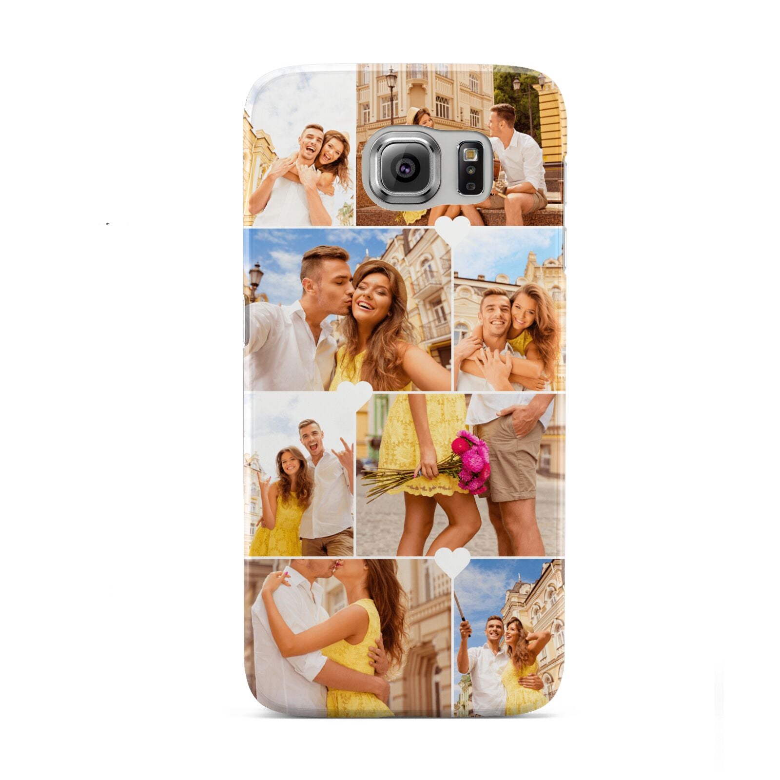 Photo Collage Heart Samsung Galaxy S6 Case