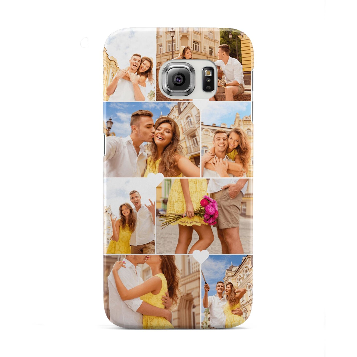 Photo Collage Heart Samsung Galaxy S6 Edge Case