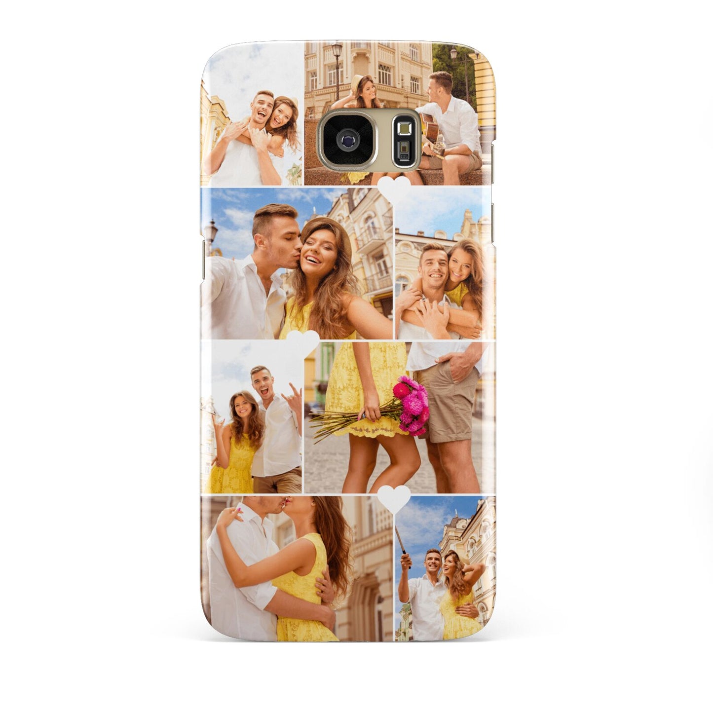 Photo Collage Heart Samsung Galaxy S7 Edge Case