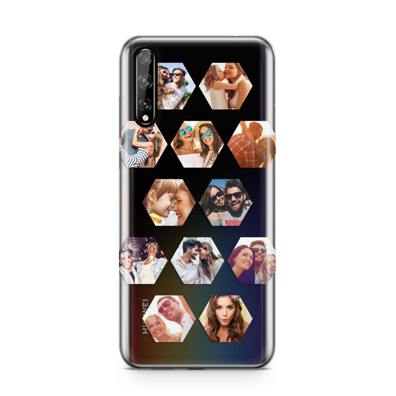 Photo Collage Hexagon Huawei Enjoy 10s Phone Case