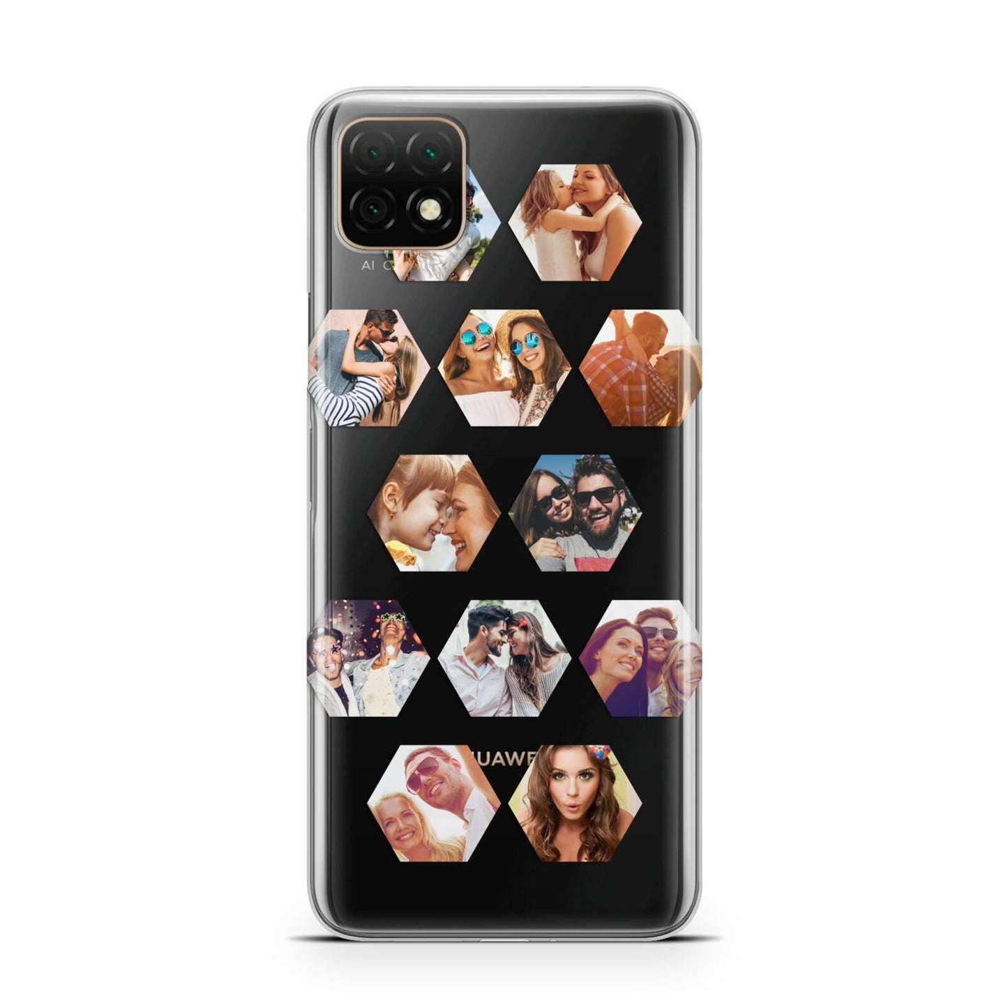 Photo Collage Hexagon Huawei Enjoy 20 Phone Case